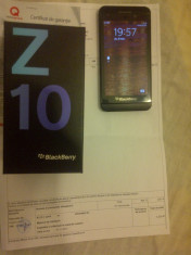 Blackberry Z10 LTE 4G - Garantie 2015 foto
