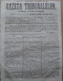 Cumpara ieftin Gazeta tribunalelor , nr. 49 , an 1 , 1861