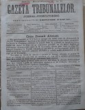 Cumpara ieftin Gazeta tribunalelor , nr. 44 , an 1 , 1861