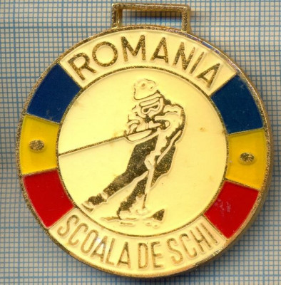 ATAM2001 MEDALIE 269 - ROMANIA - SCOALA DE SCHI - PERIOADA SOCIALISTA -starea care se vede foto