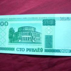 Bancnota 100 Ruble 2000 Belarus , cal.NC