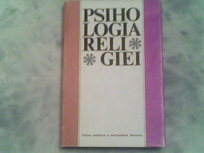 Psihologia religiei-D.M.Ugrinovici,K.K.Platonov... foto