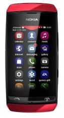 Telefon mobil Nokia Asha 306 WiFi, Rosu foto