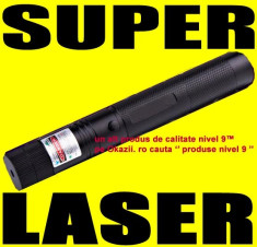 PRET BOMBA | Laser Verde | Acumulator 18650 | Incarcator | Raza 8KM | Cu Proiectii 3D foto