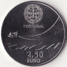 Moneda - Republica Portugheza - 2.50 Euro 2014 - A 100-a aniversare a Aviatiei Militare - Rara - Tiraj 75000 foto