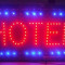 Reclama Luminoasa cu LED 55x33cm Hotel