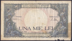 Bancnota Romania 1.000 Lei 20 martie 1945 - P52 VF foto