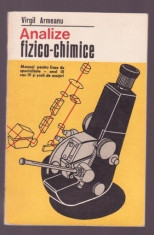 Virgil Armeanu-Analize Fizico-Chimice foto