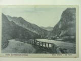 BAILE CALIMANESTI VALCEA - VALEA OLTULUI LA TUNEL - LOCOMOTIVA SI TREN, Necirculata, Fotografie