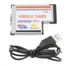 USB 3.0 Express Card 3.0 , 54mm , adaptor usb 2.0 pentru laptop foto