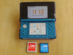 Vand consola nintendo 3DS modata / modat cu card 3DS Link ( ruleaza jocuri 2d si 3d ) foto
