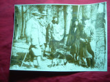 Fotografie de presa - Regele Boris al Bulgariei si Printul Wurttenbergului -la Vanatoare 1933