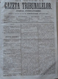 Cumpara ieftin Gazeta tribunalelor , nr. 69 , an 2 , 1861