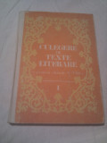 Cumpara ieftin CULEGERE DE TEXTE LITERARE PENTRU CLASELE V-VIII DE VASILE TEODORESCU,EDITURA DIDACTICA 1983