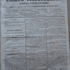 Gazeta tribunalelor , nr. 74 , an 2 , 1861