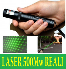 Laser verde 500mW (TRANSPORT GRATUIT) Acumulator 3000mAh / LASER 500mW UNDA verde foto