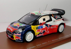 SPARK Citroen DS3 WRC No.1 Winner Raliul Mexic 2011 S. Loeb 1:43 foto