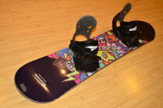 Placa Snowboard FireFly Explicit Kinder 118 + Legaturi FireFly S foto