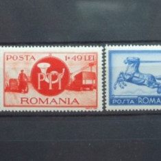 ROMANIA 1944 - ASISTENTA P.T.T., serie nestampilata, DF24