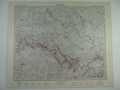 HARTA VECHE - SCHLESIEN - SILEZIA - DIN STIELERS HAND ATLAS - 1928/9 foto