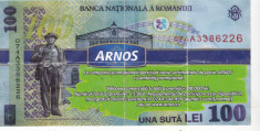 Bancnota 100 lei (specimen) foto