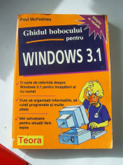 GHIDUL BOBOCULUI PENTRU WINDOWS 3.1 foto