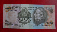 Bancnota straina - Uruguay - 100$ Nuevos Pesos #541 foto