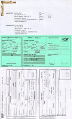 SOFT formulare postale( PJ+PF): Buletin de Expeditie, Mandat Postal , Eticheta + CF ! foto