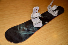 Placa Snowboard Atomic Banger 158 2012 + Legaturi SantaCruz Sigma foto