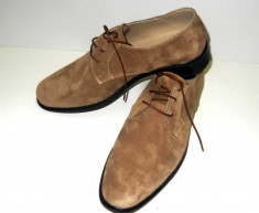 Pantofi barbati piele intoarsa casual-eleganti - Made in Romania foto