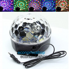 GLOB DISCO PARTY multicolor LED Crystal Magic Ball LASER DISCO foto