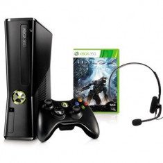 Microsoft Xbox360 Consola Slim 250GB + joc Halo 4 R9G-0017 foto