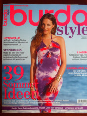 REVISTA MODA CU TIPARE , BURDA , NR. 7 / 2013 foto