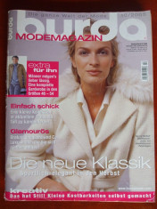 REVISTA MODA CU TIPARE , BURDA , NR. 10 / 2005 foto