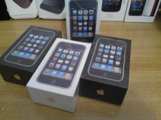 Apple Iphone 4 8GB black , NEVERLOCKED , ios 7 - NOU , pachet complet + husa si folie cadou foto