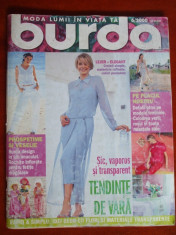 REVISTA MODA CU TIPARE , BURDA , NR. 6 / 2000 foto