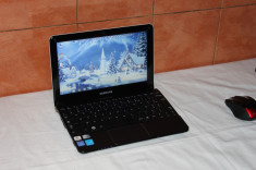 mini laptop SAMSUNG NC110 10.1 led ,intel atom N570 1.66 ghz,2 gb ram ddr3 , hdd 160 gb , video intel gma3150~ 256 mb , wireless , webcam foto