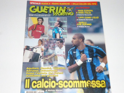 Revista fotbal GUERIN SPORTIVO (Italia) 14-20.09.2004 foto