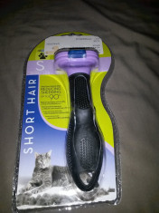 Furminator pisica par scurt size s nou foto