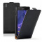 Husa Sony Xperia T3 Flip Case Inchidere Magnetica Slim Black