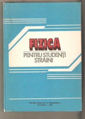 FIZICA pentru studentii straini foto