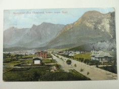 SUVENIRE DIN BUSTENI - VEDERE DESPRE TUNEL - INCEPUTUL ANILOR 1900