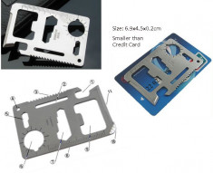 Cutit supravietuire multifunctional (11 functii) foto