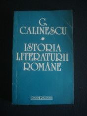 G. CALINESCU - ISTORIA LITERATURII ROMANE foto