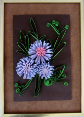 Tablou quilling A5 foto