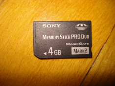 Card SONY Memory stick pro duo 4 gb foto