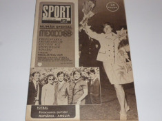 Revista Sport noiembrie1968 (echipa nationala de fotbal a Romaniei) foto