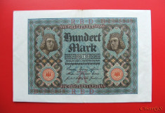 GERMANIA - 100 Mark 1920 foto