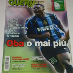 Revista fotbal GUERIN SPORTIVO (Italia) 23-29.11.2004