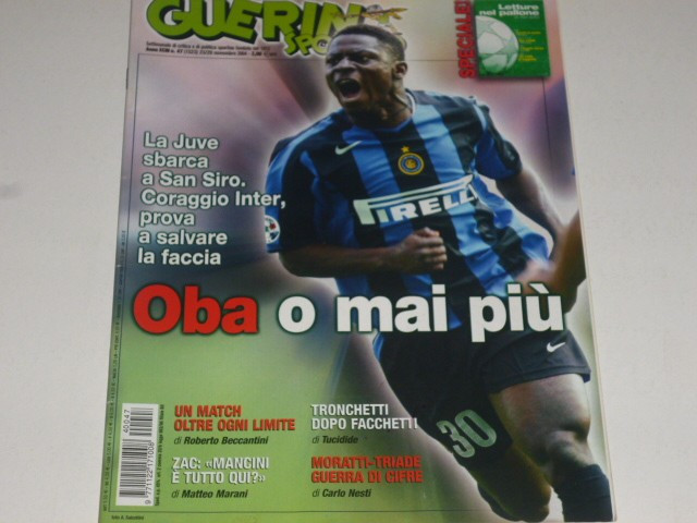 Revista fotbal GUERIN SPORTIVO (Italia) 23-29.11.2004